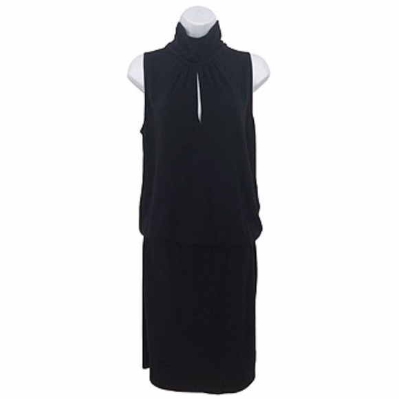 Theory Dresses & Skirts - Theory Blouson Stretch Sleeveless Black Dress